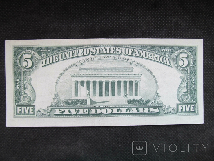 5 доларів США 1969рік ( С ), фото №6