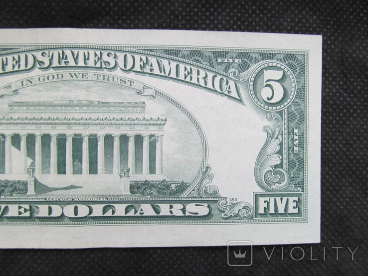 5 доларів США 1969рік ( С ), фото №8
