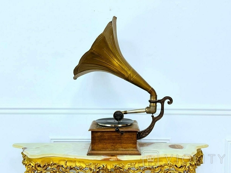 Антикварний грамофон у стилі Ар-деко, фото №6