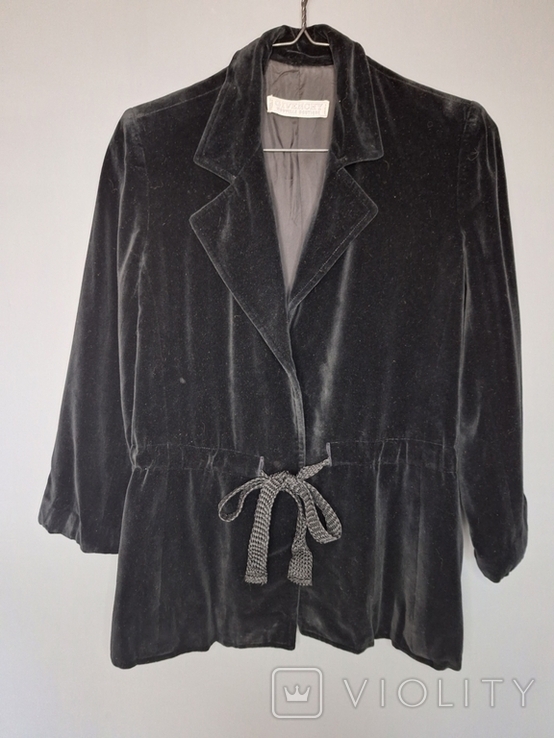 Вінтажний оксамитовий піджак від Givenchy., фото №6