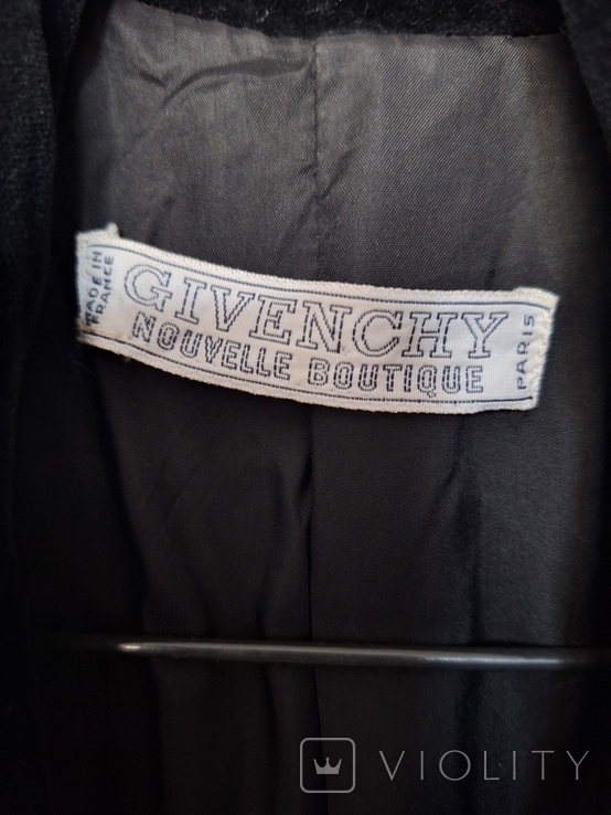 Вінтажний оксамитовий піджак від Givenchy., фото №8