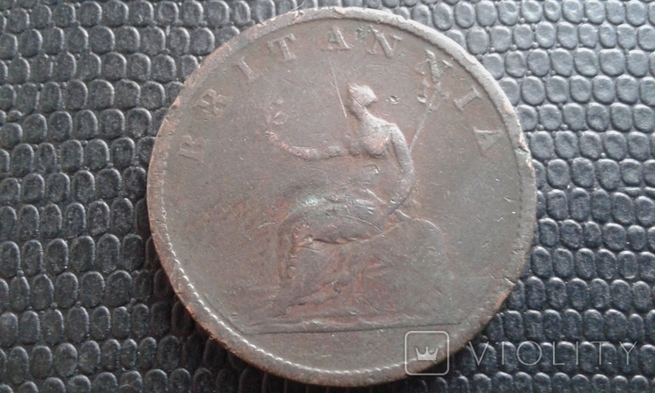 Великобритания 1/2 пенни, 1807, фото №3