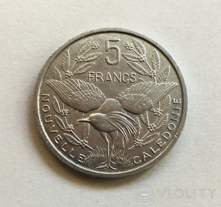 5 франков, 1952 г, Новая Каледония, колония Франции, фото №3