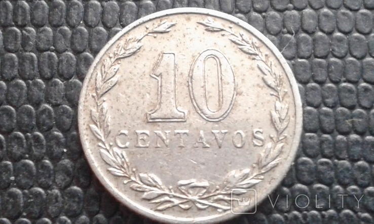 Аргентина 10 сентаво, 1941, фото №3