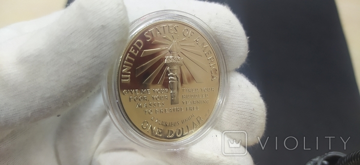 Статуя Свободи 1 доллар США срібло 1986 Proof, фото №5