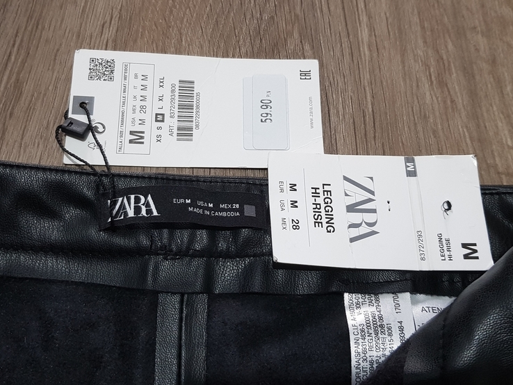 Штаны под кожу zara, photo number 8