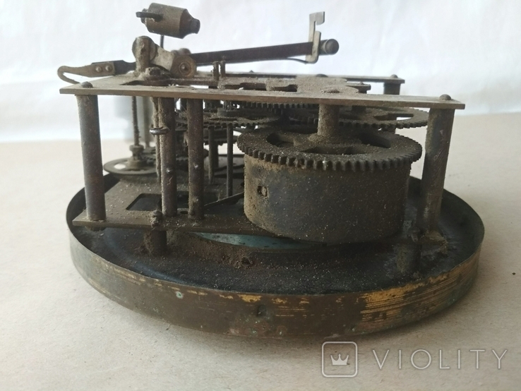 Le roi a Paris - старинный механизм часов с маятником, фото №10