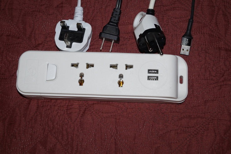 Колодка для сетевой переноски с USB,, photo number 3