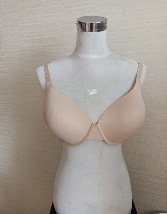 Victorias Secret Pink EUR 38DD/85 Бюстгальтер поролон косточка бежевый, фото №7