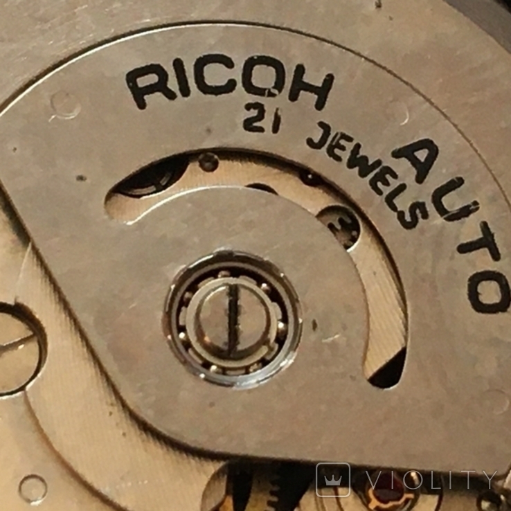 Часы Ricoh Japan на ходу 21 камень автоподзавод нерж. сталь см. видео обзор, фото №13