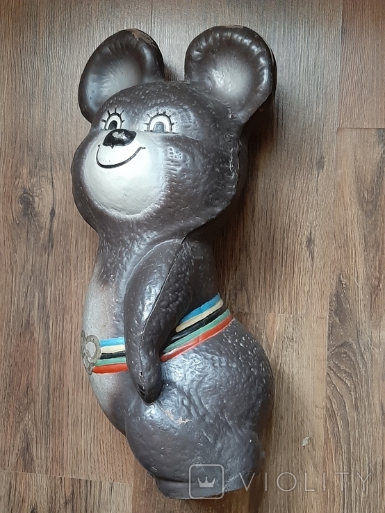 Олимпийский мишка большой 42см пластик, фото №3