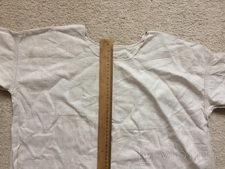 Полотняная сорочка - низ вышивка мережка, фото №6