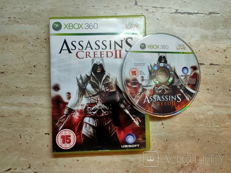 Диск Assassin`s Creed II (Xbox 360)