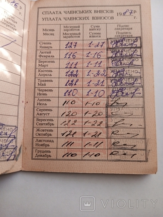 Комсомольский билет, фото №4