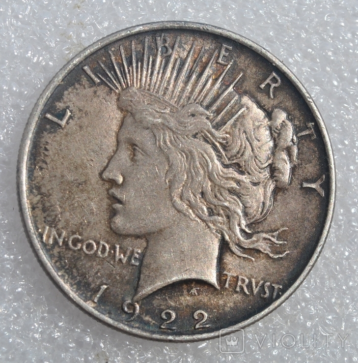 Доллар 1922 лот 2, фото №2