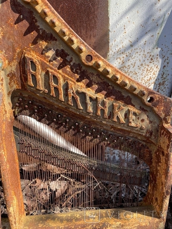 Станина от старинного рояля., фото №3