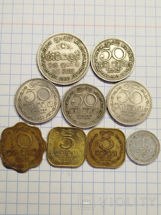 Монеты Цейлон .Доминион Цейлон, фото №2