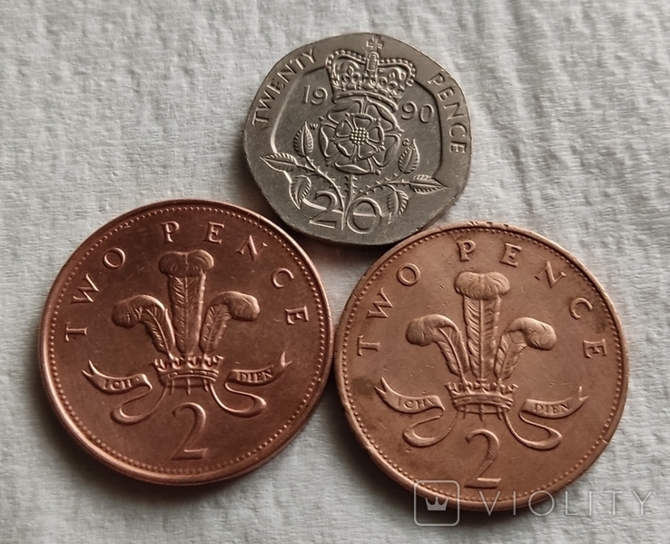 Монеты Великобритании, фото №2