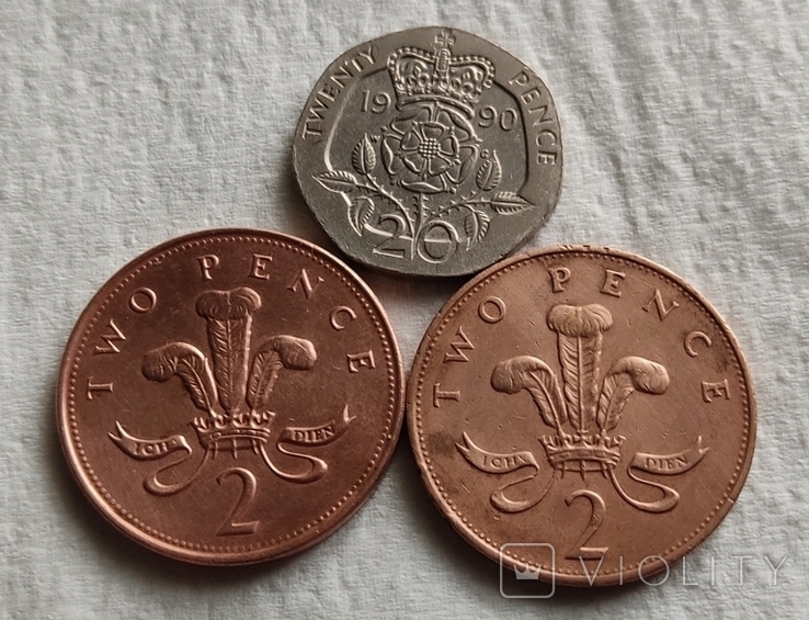 Монеты Великобритании, фото №3