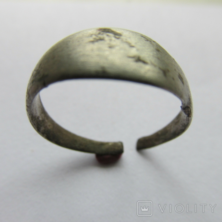 Средневековый серебряный перстень., фото №4