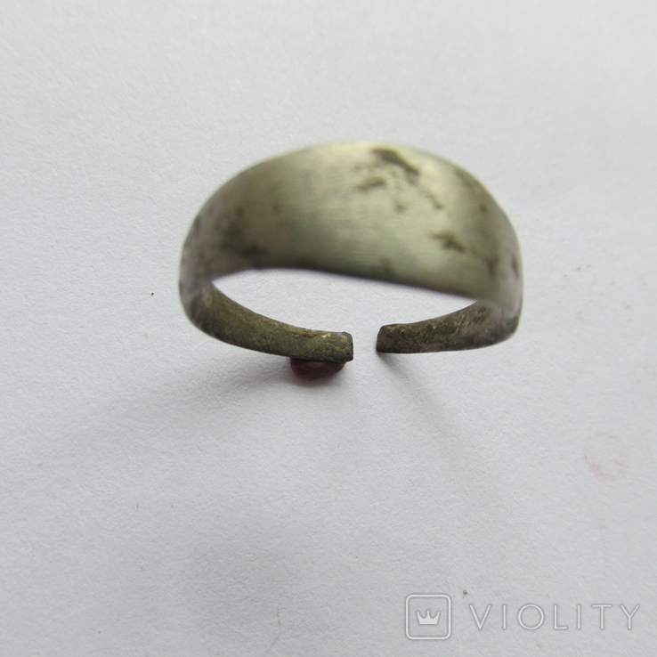 Средневековый серебряный перстень., фото №6
