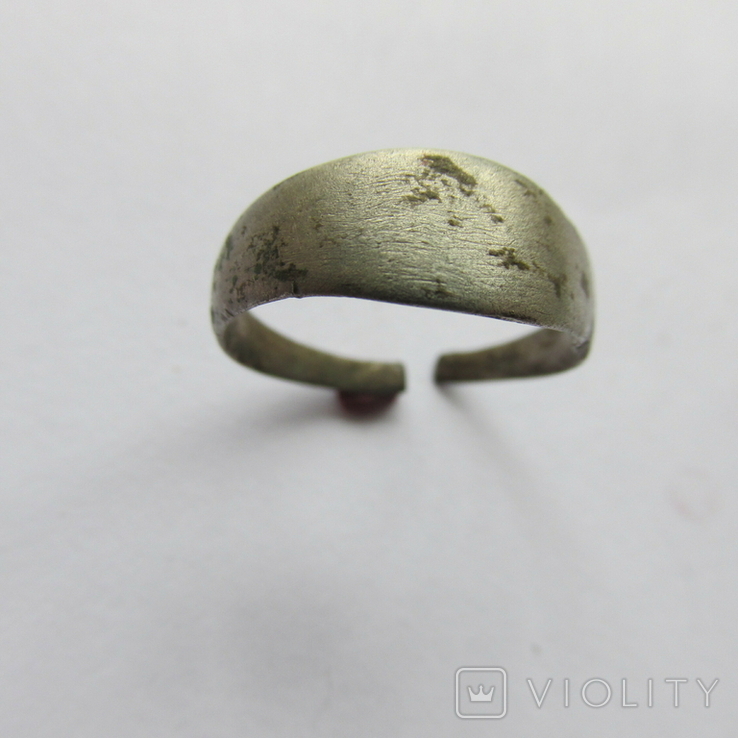 Средневековый серебряный перстень., фото №2