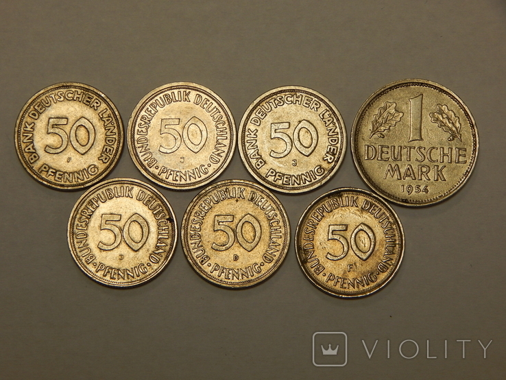 7 монет ФРГ, фото №2