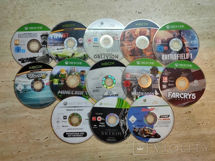 Лот дисков 13 шт (Xbox)