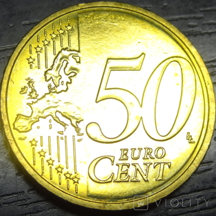 50 євроцентів 2016 Мальта UNC рідкісна, фото №3