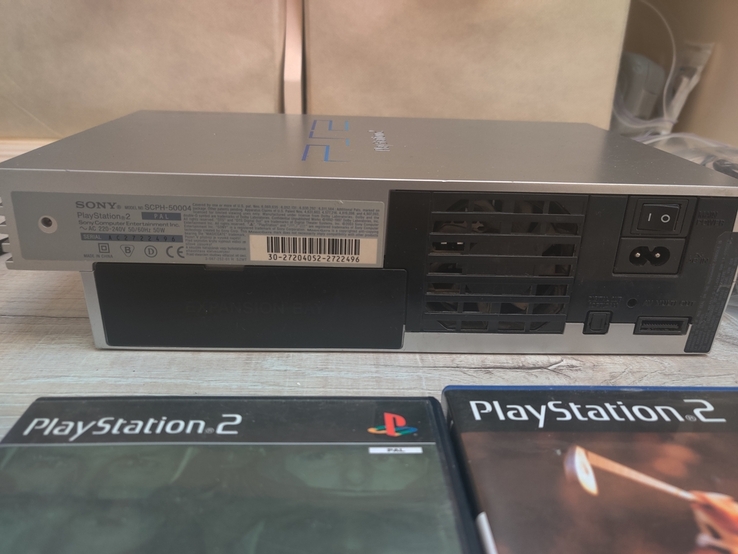 Sony playstation 2 SCPH 50004 SILVER, Прошитая + HDD 500GB +Море игр +2 джоя, numer zdjęcia 2