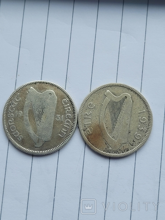 1 шиллинг 1931 и 1939 годов, Ирландия., фото №3