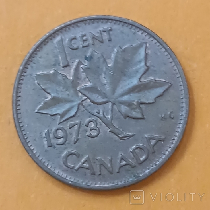 1 цент Канада 1973, фото №2