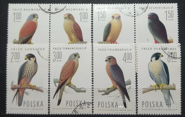1975 Польша Птицы гаш серия