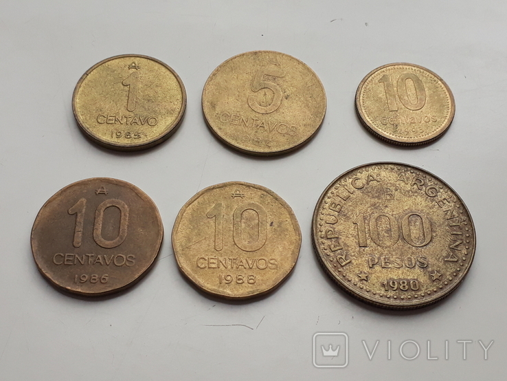 Аргентина, 6 монет, фото №3