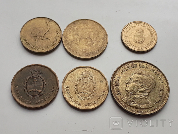 Аргентина, 6 монет, фото №8
