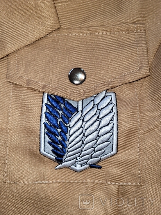 Куртка Атака Титанов Аниме Вторжение Титанов Шевроны Аnime Cool change, фото №5