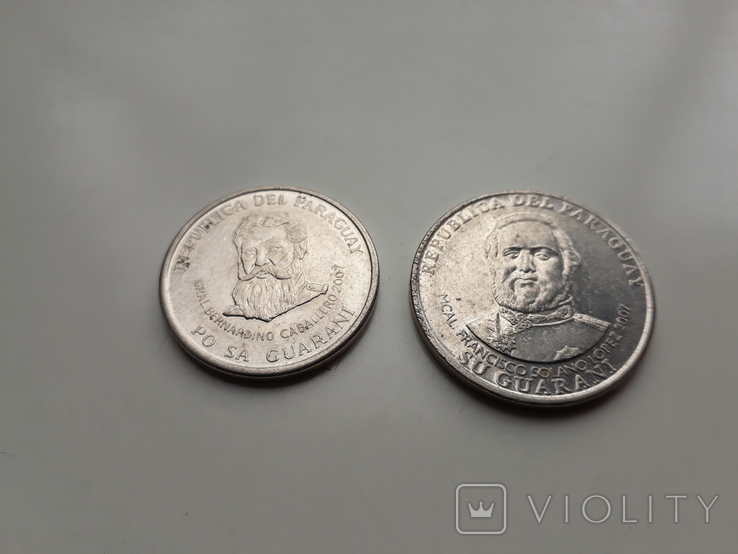 Парагвай, 2 монети, фото №3