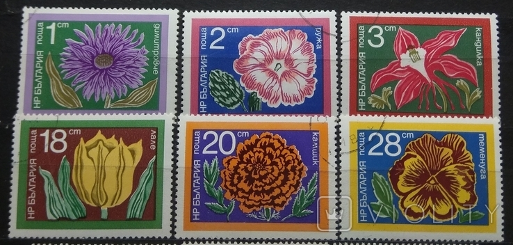 1974 Болгария Садовые цветы гаш серия