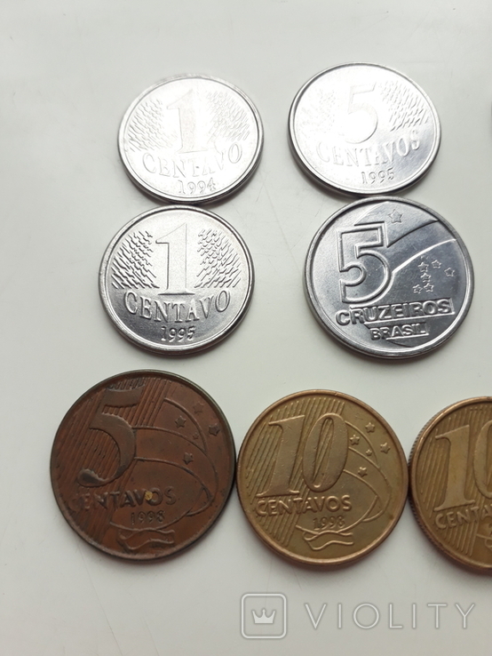 Бразилія, 15 монет, фото №4