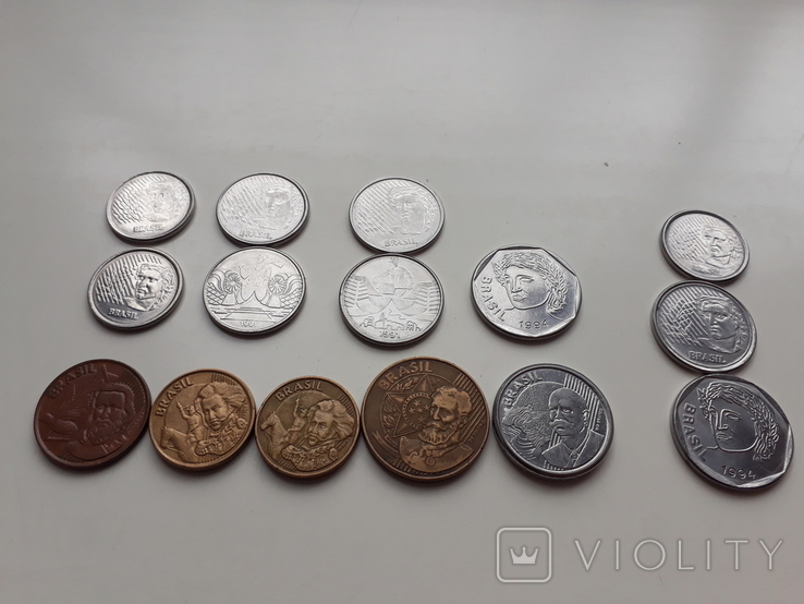 Бразилія, 15 монет, фото №9