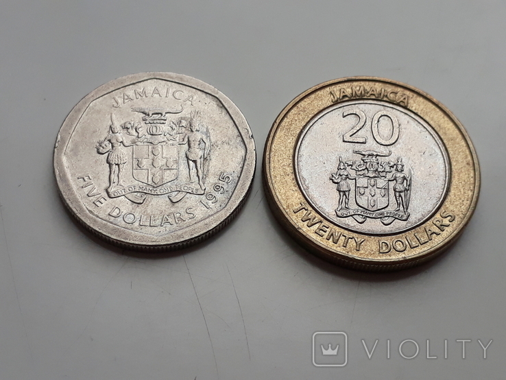 Ямайка, 2 монети, фото №5