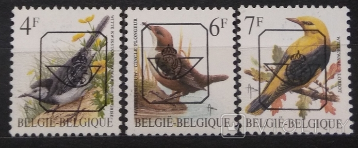1992 Бельгия Птицы спецгашение