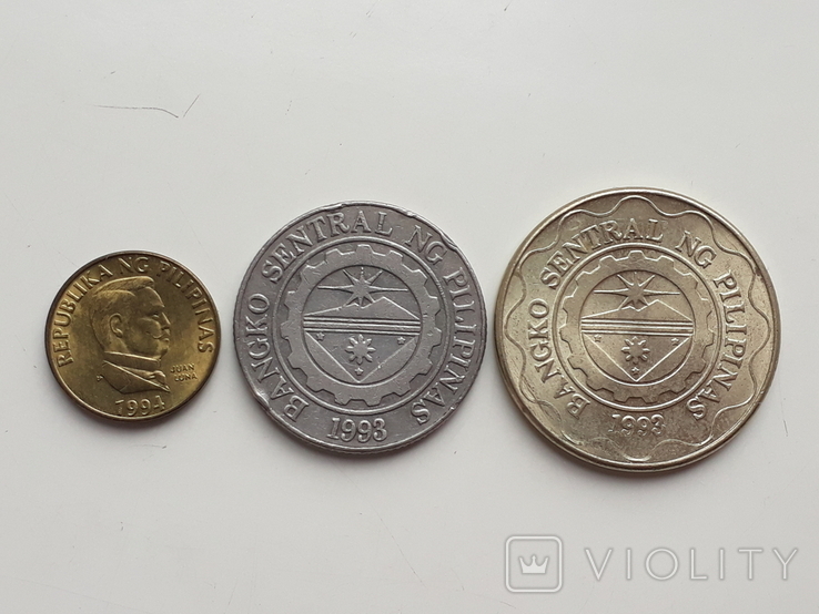 Філіппіни, 3 монети, фото №7