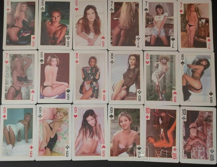 Игральные эротические карты 36 шт. №2033, фото №6
