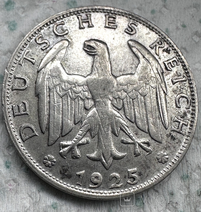 Рейхсмарка 1925, фото №3
