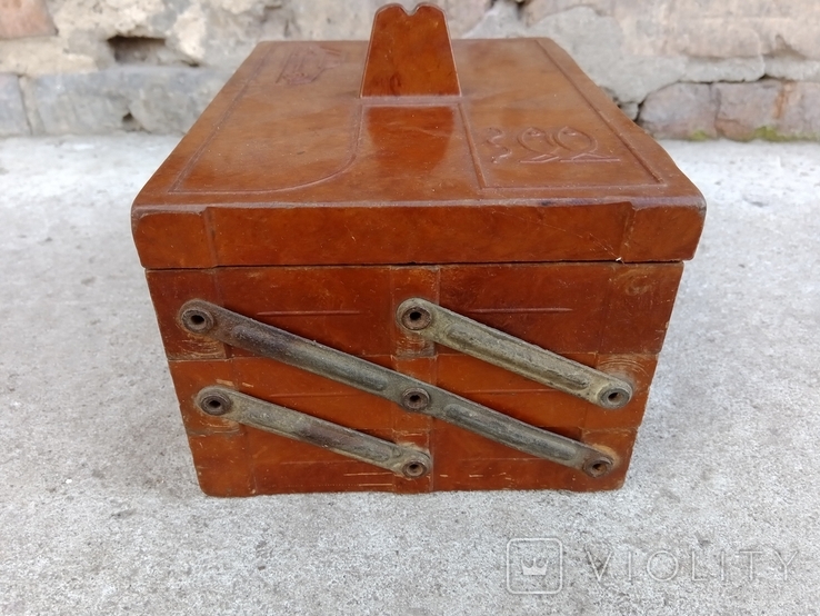Бекалитовая роскладная коробка под мелкие детали в гараж, фото №6
