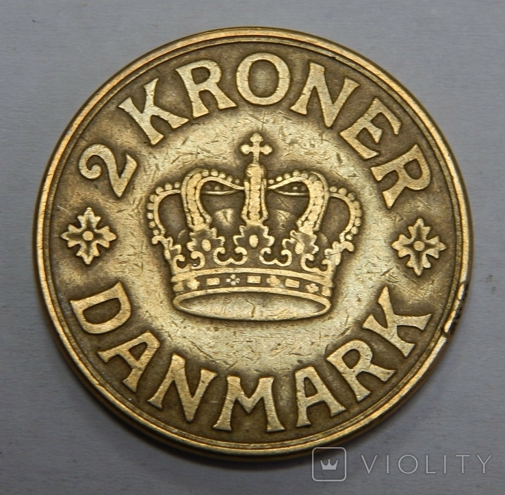 2 кроны, 1938 г Дания, фото №2