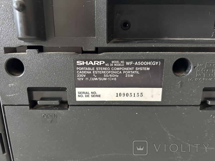 Магнитофон sharp WF A500, фото №6