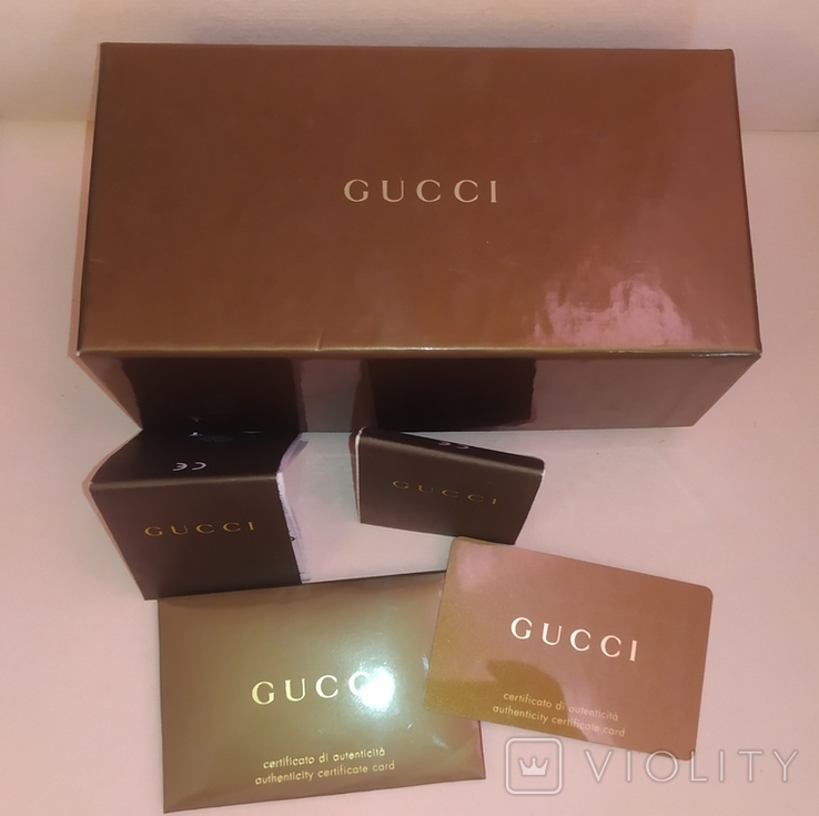 Коробка от очков Gucci, VIP карта, фото №2