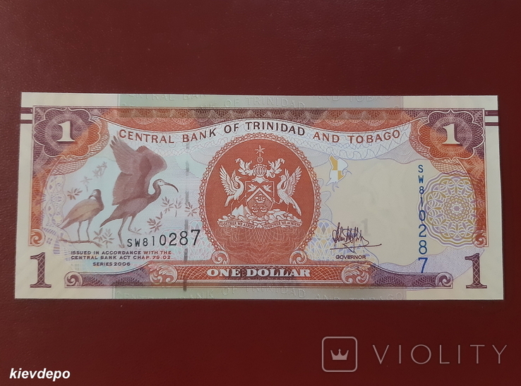 Трінідад і Тобаго 1 dollar 2006, фото №2